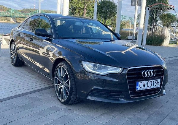 Audi A6 cena 77600 przebieg: 215000, rok produkcji 2014 z Sejny małe 529